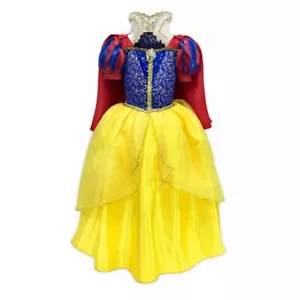 Disney Store Costume Principessa Biancaneve Bambina Taglia 3 4 5/6 - Foto 1 di 1
