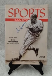 Vintage Don Newcombe Signed Sports Illustrated Brooklyn Los Angeles Dodgers - Picture 1 of 5