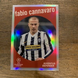 2022-23 Topps Chrome UEFA UCC #59-17 Fabio Cannavaro Juventus refractor card - Picture 1 of 2