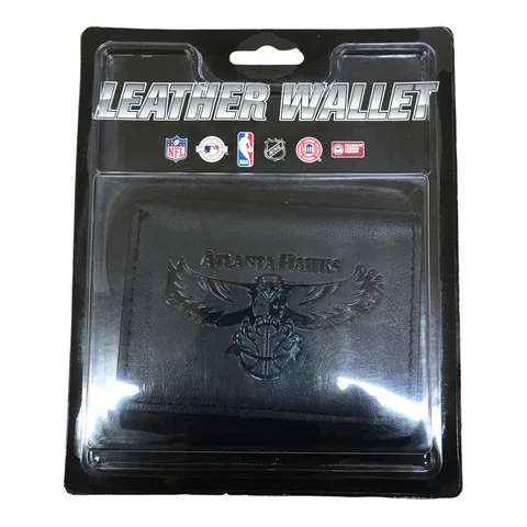 NBA Black Tri-Fold Wallet Cover