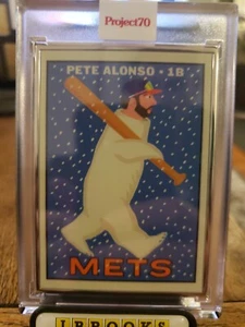 TOPPS PROJECT 70 SILVER AP CARD #281 PETE ALONSO by KEITH SHORE 47/51 METS - Picture 1 of 2