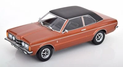FORD TAUNUS GXL cuivre et toit Vinyl noir de 1971 au 1/18 de KK-Scale KKDC180976 - Photo 1/4
