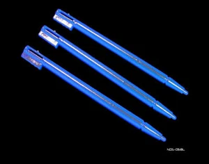 Nuevo paquete de 3 bolígrafos táctiles con lápiz óptico azul Nintendo DS NDS azul - Imagen 1 de 1