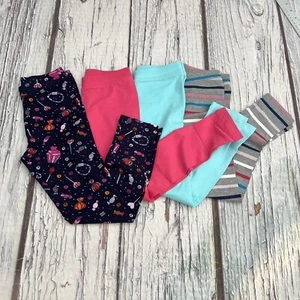 Spotted Zebra Girls and Toddlers'  Colorful Leggings size XS (4-5) - Picture 1 of 10