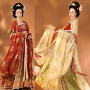 ChangYunXi Hanfu Women's Dress Tang Dynasty Ancient Costume Chest Skirt Coat - Picture 1 of 24