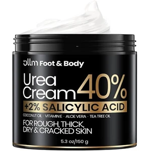 Urea Cream 40 Percent for Dry Cracked Heels, 2% Salicylic Acid for Callus Remove - Picture 1 of 9