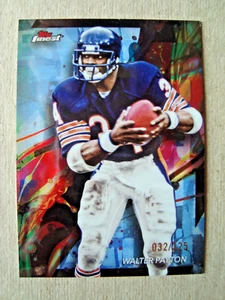 2024 Topps Finest #13 Walter Payton Sky Blue Refractor #'d 32/325 - Bild 1 von 2