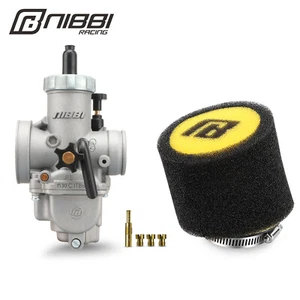 NIBBI PE 30mm Carburetor w/ Air Filter For 250cc-300cc Motorcycle Dirt Bike ATV - Picture 1 of 11