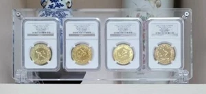 4 Grids Acrylic Display Case Protective Holder Stand Box for NGC/PCGS Slab - Picture 1 of 6