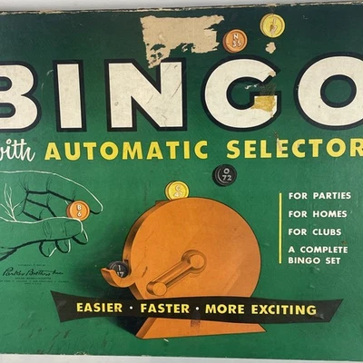 Bingo With Automatic Selector 1950's InComplete Game and Pieces - Image 1 of 4