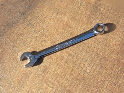 SNAP ON OXI8 1/4" 6 POINT BOX  SHORT MIDGET COMB. SAE WRENCH OXI-8 OXI 8 1/4 - Image 1 of 4