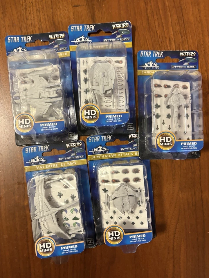 Star Trek Attack Wing Cardassian Galor Class Ship Miniature Deep Cuts Wzk73582