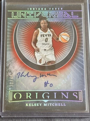 2023 Panini Origins WNBA - Universal Autographs Kelsey Mitchell #UA-KML Red /49  - Image 1 of 4