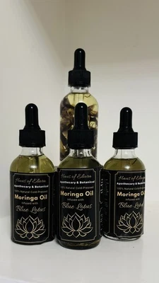 Moringa +Blue Lotus Beauty Luxury Skin Glow Oil Hydrating Essential Oil Infusion - Image 1 of 3