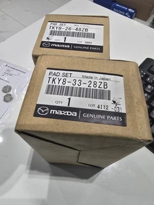 TKY82648ZB-TKY83328ZB MAZDA CX-9 FRONT AND REAR BRAKE PAD SET ORIGINAL - Picture 1 of 3