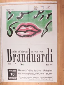 Poster Originale Concerto Branduardi Bologna 10/04/2003 70X100 Cm - Foto 1 di 1