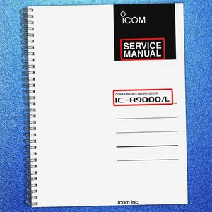 ICOM IC-R9000 IC-R9000L Receiver Service Manual BOUND& JACKET - FOLDOUTS! - Foto 1 di 11