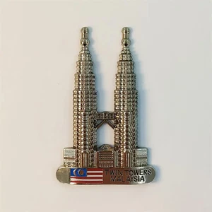 Twin Towers Malaysia Fridge Magnet Refrigerator Sticker Home Decor Souvenir Gift - Picture 1 of 4