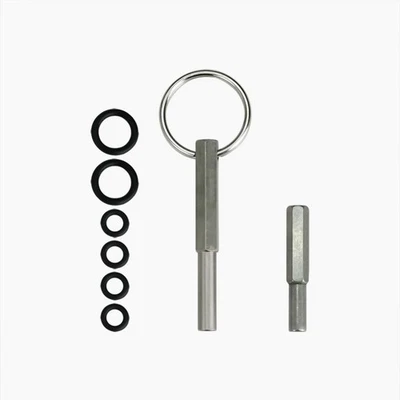 Chiave magnetica a testa ovale con portachiavi per Krups e per macchine caffè AEG - Immagine 1 di 4