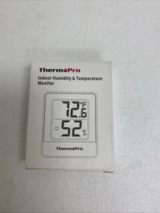 ThermoPro TP49W Indoor Thermometer Hygrometer Temperature Humidity Gauge Monitor - Picture 1 of 7