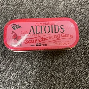 Altoids Sour Chewing Cherry Gum (EMPTY TIN) Collectible Tin - Picture 1 of 4