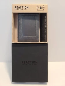 Kenneth Cole Reaction para hombre RFID bloqueo imán plegable gris cerrado - Imagen 1 de 7