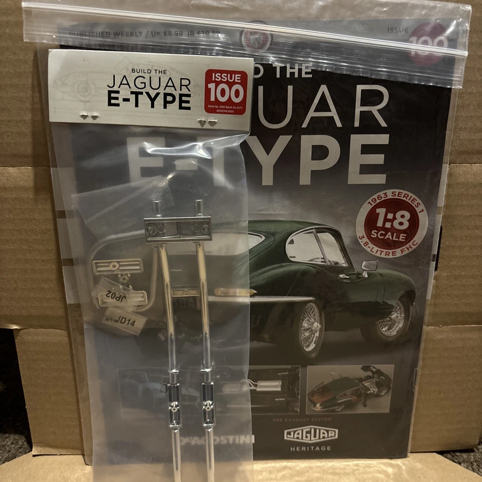 DEAGOSTINI BUILD YOUR OWN JAGUAR E-TYPE MAGAZINE AND PART - ISSUE 100  - Image 1 of 1