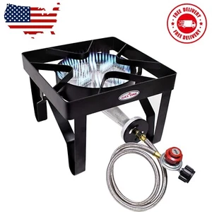 GasOne 200K BTU Propane Burner – Heavy-Duty Propane Stove – Outdoor Burner - Picture 1 of 7