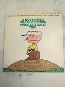 VINCE GUARALDI TRIO - A BOY NAMED CHARLIE BROWN VINYL LP (MITT BROWN)  - Picture 1 of 3