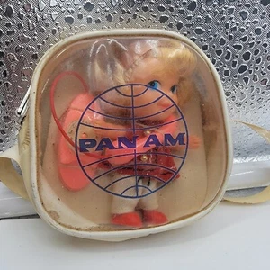 Pan Am Airlines Liddle Kiddle Klone Doll in Purse RARE. From Japan. - Picture 1 of 5