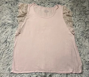 Torrid Top Womens 3/ 3X Super Soft Knits Lace Sleeves Dainty Coquette Feminine - Picture 1 of 7