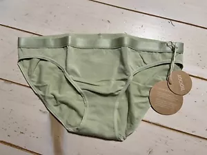 Intimo inferiore Boody donna Lyolyte hipster nuovo con etichette salvia vegana piccola - Foto 1 di 5