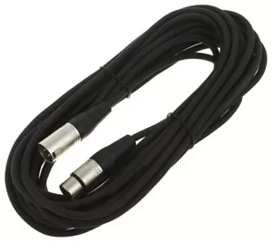 Professional Microphone Cable with Male Female XLR Connectors 1m - Picture 1 of 1