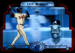 1996 UPPER DECK SPX FRED MCGRIFF ATLANTA BRAVES #3