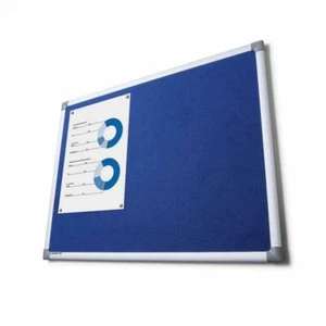 Tableros de anuncios de fieltro marco de aluminio premium | fijación de pared - Imagen 1 de 8