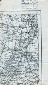 Groitzsch Zwenkau Pegau Auligk 1918 cartolina parziale/Ln. Kitzen Profen (Stöntzsch) - Foto 1 di 1