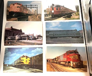 Vanishing Vistas & Rail Cards Postcards LOT 6 - 9x5; Santa Fe, CPRail, Union Pac - Picture 1 of 11