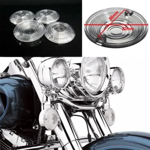 4x For Harley Turn Signal Light DRL 3 1/4" Clear Lens Glide Electra Road King FL - Picture 1 of 11