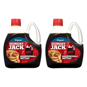 Hungry Jack Original Pfannkuchen Sirup, 27,6 flüssige Unzen Flasche, 2 Stück - Bild 1 von 1