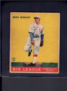 1933 GOUDEY   #61 MAX BISHOP VG-EX JG0267
