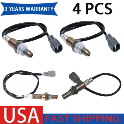 Sensor de oxígeno aguas arriba+aguas abajo 4 piezas para Toyota Avalon Camry Lexus ES350 2008-2011 Foto 1 de 4