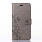 Embossing Patterned Flip Magnetic Stand Lot Card Pocket Pu Leather Cover Case 