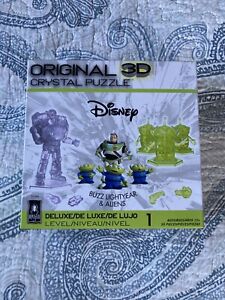 Original 3D Crystal Puzzle Disney Buzz Lightyear & Aliens  Deluxe Level 95 Pc.