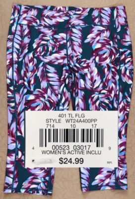 NUEVO.. CAPRI ACTIVO TIRO ALTO ULTRA ELÁSTICO TEK GEAR TALLA GRANDE MUJER 3X - MULTICOLOR Foto 1 de 4