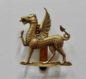 BRITISH ARMY CAP BADGE. MONMOUTH SCHOOL OFFICER'S TRAINGING CORPS. - Foto 1 di 1
