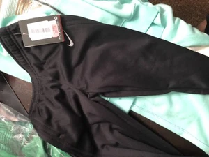 Nike Girls Track Pants Black Athletic Size 6x - Picture 1 of 4