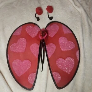 Ladybug Wings And Antennae Kids Halloween Costume - Bild 1 von 4