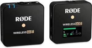 Rode Wireless GO II Single Channel Wireless Microphone System, Black - Picture 1 of 7