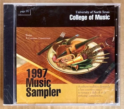 New CD - University Of North Texas College Of Music 1997 Sampler - UNT Classical - Image 1 of 3