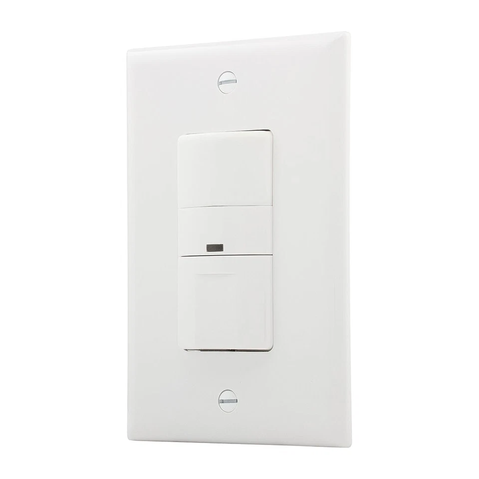 Motion Sensor OS306U-W 600W Wall Mount Switch White Cooper Wiring New In Package - Image 1 of 1